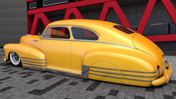 обоя автомобили, 3д, fleetline, chevrolet, 1948