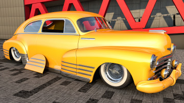 Картинка автомобили 3д fleetline chevrolet 1948