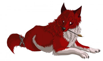 Картинка рисованные животные сказочные мифические волк