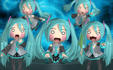 Картинка 3д графика anime аниме девочки