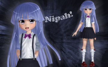 Картинка 3д графика anime аниме девушки