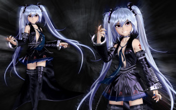 Картинка 3д графика anime аниме девушки