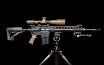 Картинка оружие винтовки прицеломприцелы темно подставка сошка карабин larue tactical оптика automatic carbine автоматический