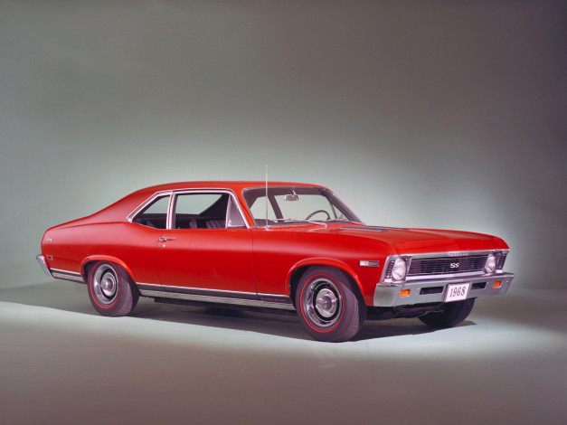 Обои картинки фото chevrolet, chevy, ii, nova, ss, 350, coupe, автомобили