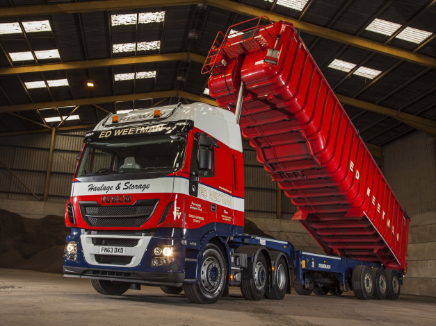 Обои картинки фото iveco, stralis, hi, way, 460, 6x2, автомобили