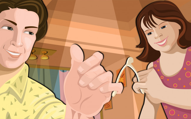 Обои картинки фото рисованные, люди, парень, девушка