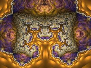 Картинка 3д+графика фракталы+ fractal цвета фон узор