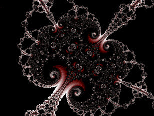 Картинка 3д+графика фракталы+ fractal узор фон цвета