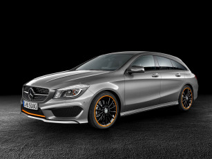 Картинка автомобили mercedes-benz sports 250 cla серый 2015г x117 package brake amg shooting 4matic