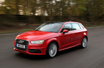 Картинка автомобили audi красный 2014г 8v a3 sportback e-tron uk-spec