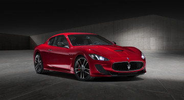 Картинка автомобили maserati красный 2014г centennial edition granturismo stradale mc