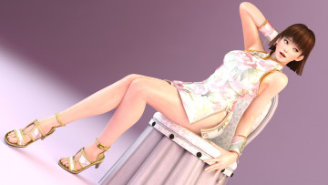 Картинка 3д+графика аниме+ anime девушка взгляд фон