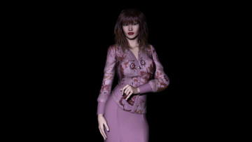 Картинка 3д+графика люди+ people фон взгляд девушка