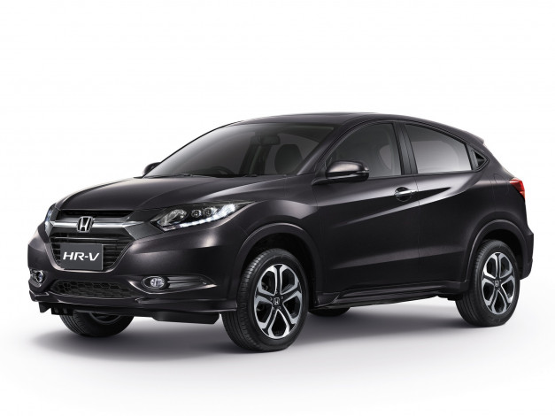 Обои картинки фото автомобили, honda, hr-v, 2016г, темный