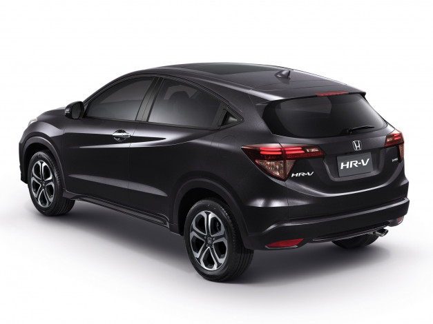 Обои картинки фото автомобили, honda, темный, hr-v, 2016г