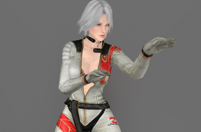 Обои картинки фото 3д графика, аниме , anime, девушка, взгляд, фон, поза