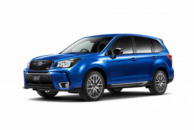 Обои картинки фото автомобили, subaru, forester, синий, ts, 2014г