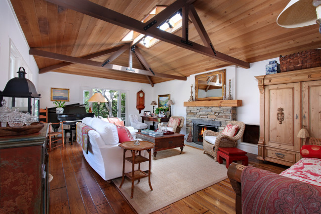 Обои картинки фото интерьер, гостиная, дизайн, диван, кресло, камин