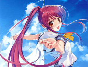 обоя аниме, unknown,  другое, miyamae, tomoka, misaki, kurehito, девушка, арт