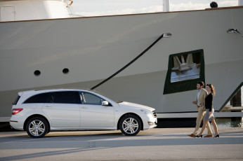 Картинка автомобили mercedes-benz светлый w251 bluetec r 350