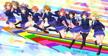Картинка аниме love+live +school+idol+project sonoda umi toujou nozomi ksk semicha keisuke группа девочки love live school idol project koizumi hanayo hoshizora rin ayase eli nishikino maki minami kotori kousaka honoka арт yazawa nico