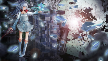 Картинка аниме rwby девушка арт weiss schnee