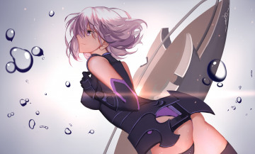 Картинка аниме unknown +другое пузырьки вода девушка арт hei tong shi