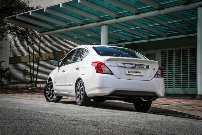 Обои картинки фото автомобили, nissan, datsun, versa, b17, br-spec, unique, 2015г