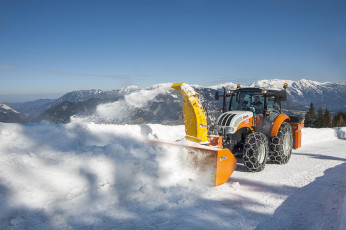 Картинка техника снегоуборочная+техника steyr