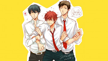 Картинка аниме gekkan+shoujo+nozaki-kun парни