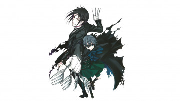 Картинка аниме kuroshitsuji себастьян сиэль