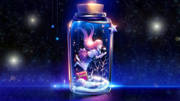 Картинка аниме зима +новый+год +рождество niya