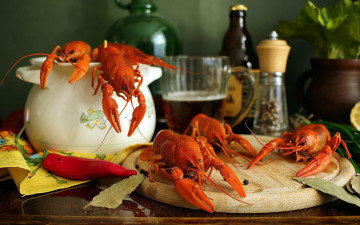 Картинка еда рыба +морепродукты +суши +роллы раки