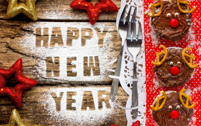 Обои картинки фото праздничные, угощения, decoration, xmas, новый, год, merry, christmas, украшения, holiday, celebration, сладкое, кексы, сервировка, шоколад, рождество