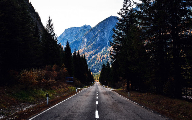 Обои картинки фото природа, дороги, горы, шоссе