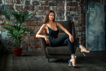 Картинка девушка девушки -unsort+ брюнетки темноволосые модель