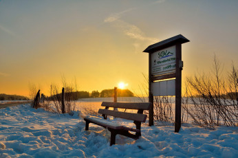 Картинка природа зима простор