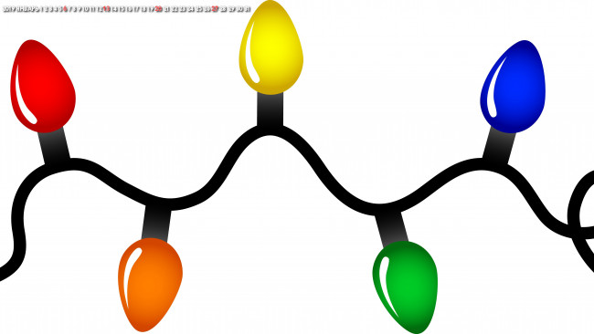 Обои картинки фото календари, праздники,  салюты, фон, лампочка, гирлянда