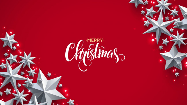 Обои картинки фото праздничные, векторная графика , новый год, снежинки, звезды, новый, год