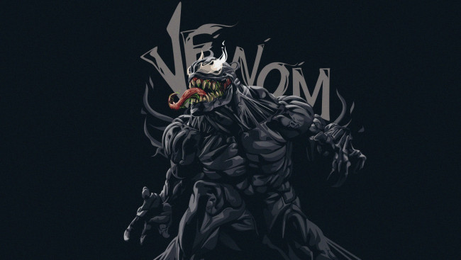 Обои картинки фото рисованное, комиксы, venom