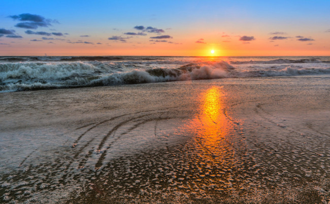 Обои картинки фото природа, восходы, закаты, простор