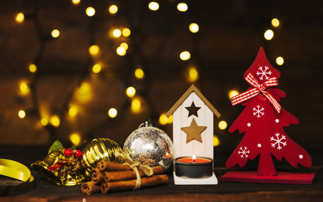 Обои картинки фото праздничные, - разное , новый год, украшения, елка, новый, год, рождество, christmas, wood, new, year, decoration, merry