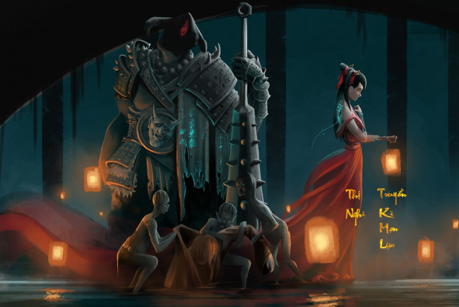 Обои картинки фото фэнтези, существа, monster, демоны, демон, girl, монстры