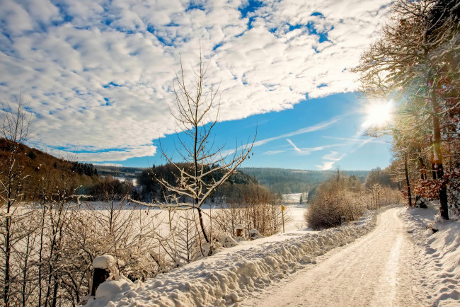 Обои картинки фото природа, дороги, простор