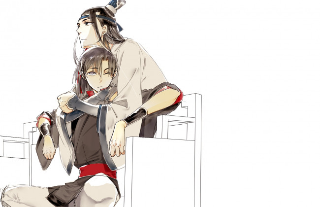 Обои картинки фото аниме, mo dao zu shi, the, untamed, неукротимый, повелитель, чэньцин, мосян, тунсю, mo, dao, zu, shi, магистр, дьявольского, культа