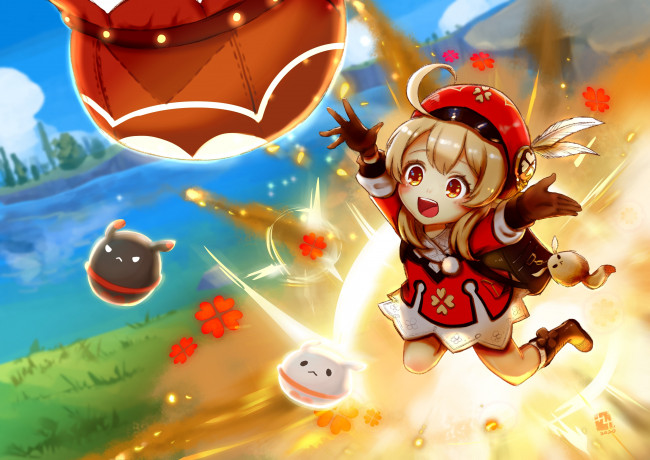 Обои картинки фото аниме, genshin impact, genshin, impact