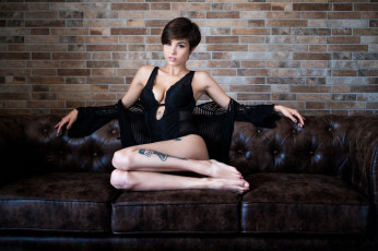 Картинка giorgia+soleri девушки giorgia soleri италия итальянка макияж татуировка тату девушка модель брюнетка красотка поза флирт стройная сексуальная фигура