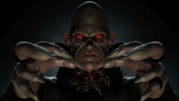 Картинка 3д+графика ужас+ horror монстр вампир