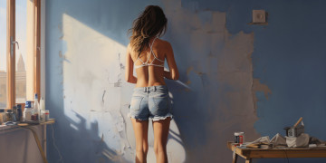 Картинка рисованное люди нейросети графика нейроарт ai art нейронные сети рисунки нейро искусство