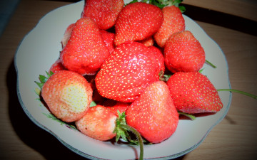 обоя еда, клубника,  земляника, ягоды, макро